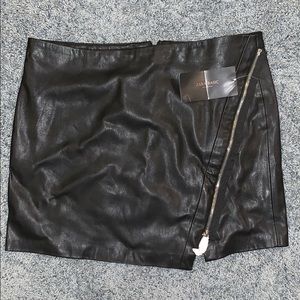 Faux Leather Skirt